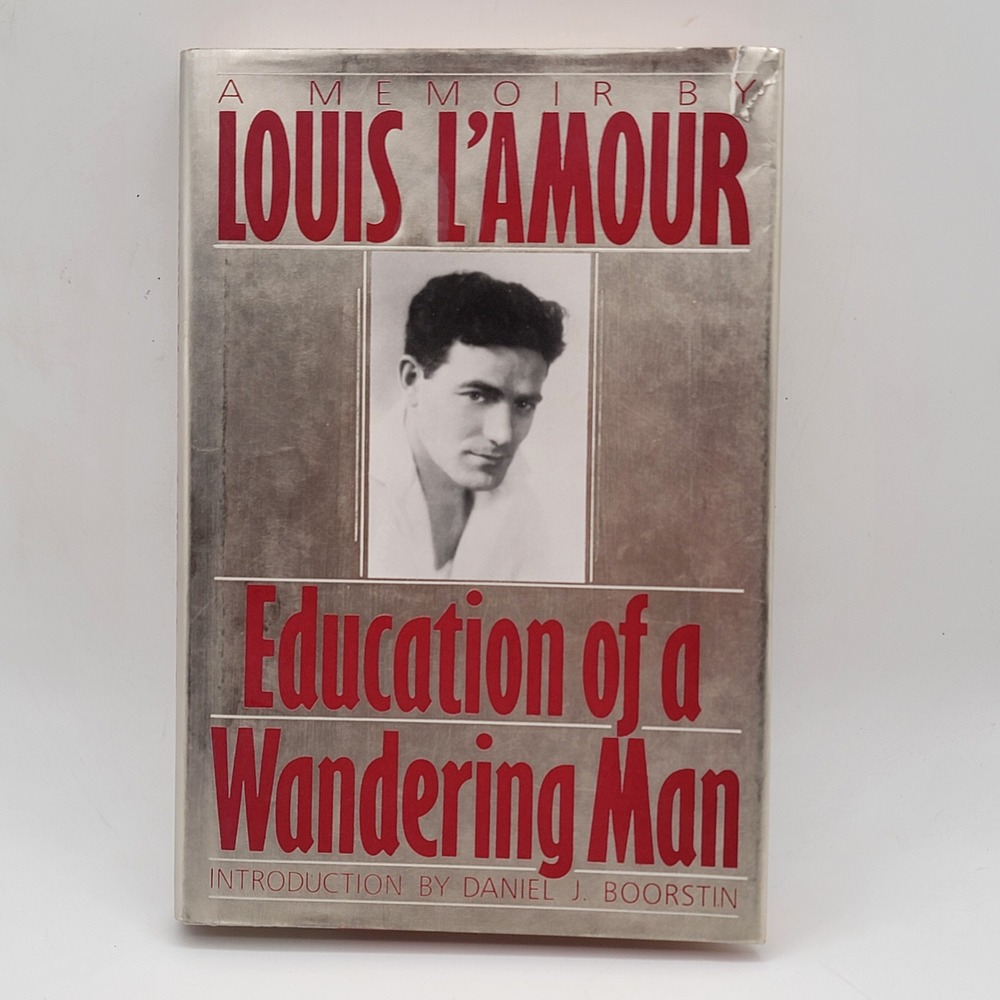 Louis L'Amour Education‎ of a Wandering Man Hardcover 1989 First Edition Good